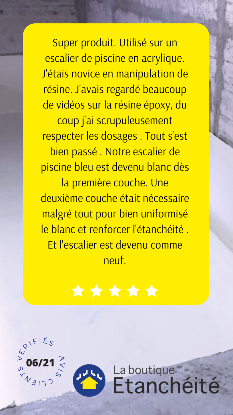 Combien de temps entre deux couches de résine époxy ? LBE