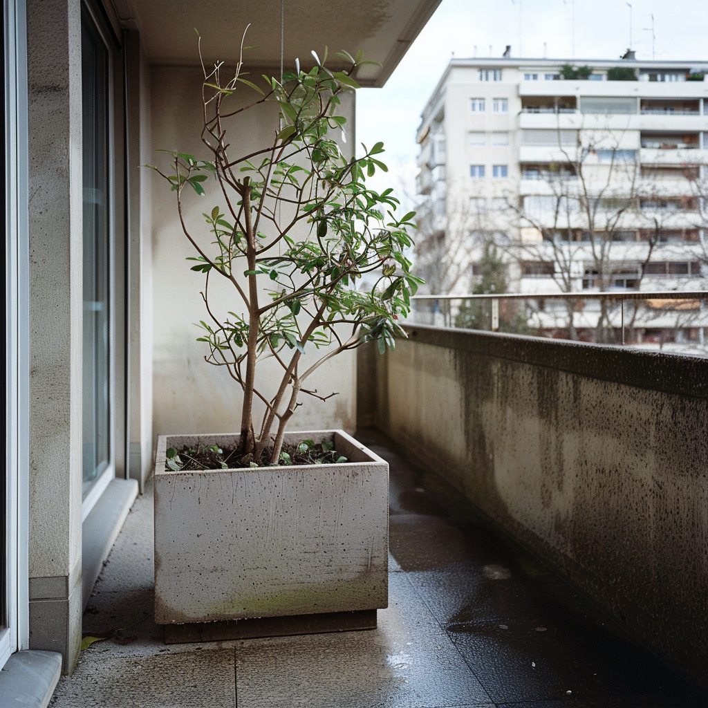 étanchéité jardinière béton