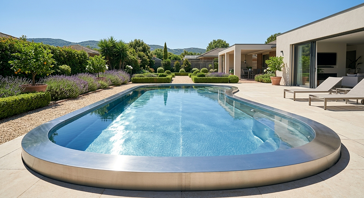 piscine inox tendance